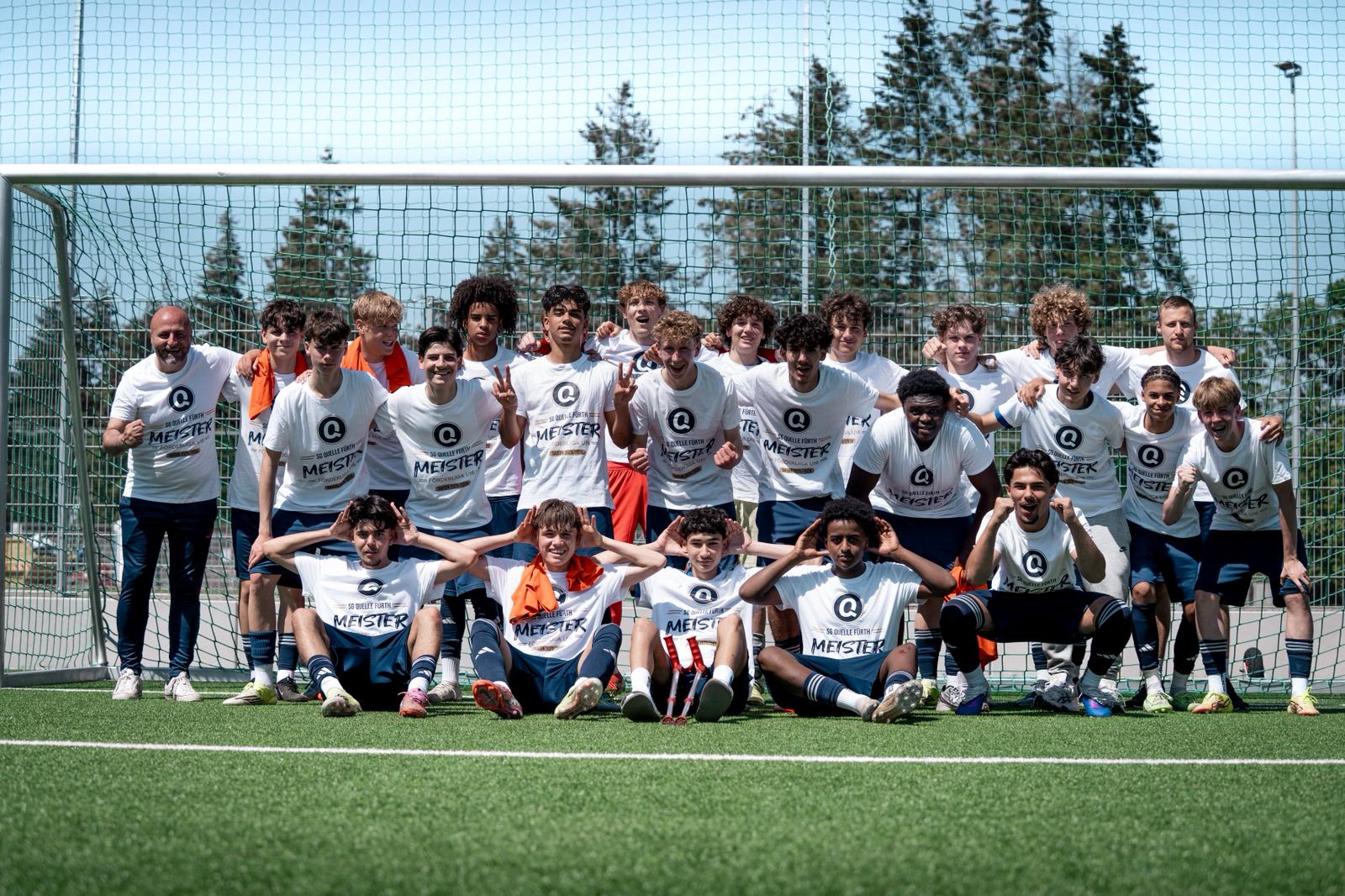 Mission Complete: U16 wird Förderliga-Meister